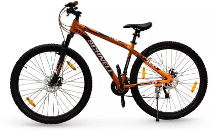 SCHNELL ROCCO 27.5'T, 21 SPEED, D/Disk Break Premium MTB 27.5 T Mountain/Hardtail Cycle (21 Gear, Orange)
