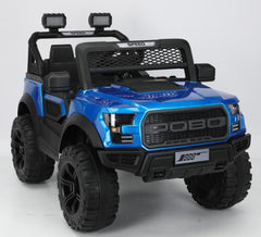 21M Ford POBO Electric Cars for Kids, 12V Powered with Remote Control Rubber Tires Leather Seats Kids Ride on